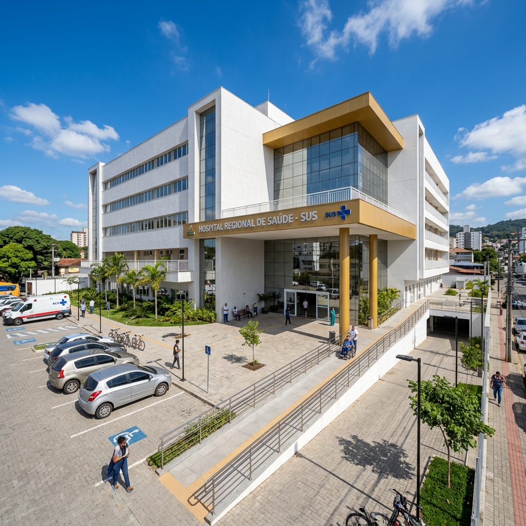 Novo bloco hospitalar — obra nova